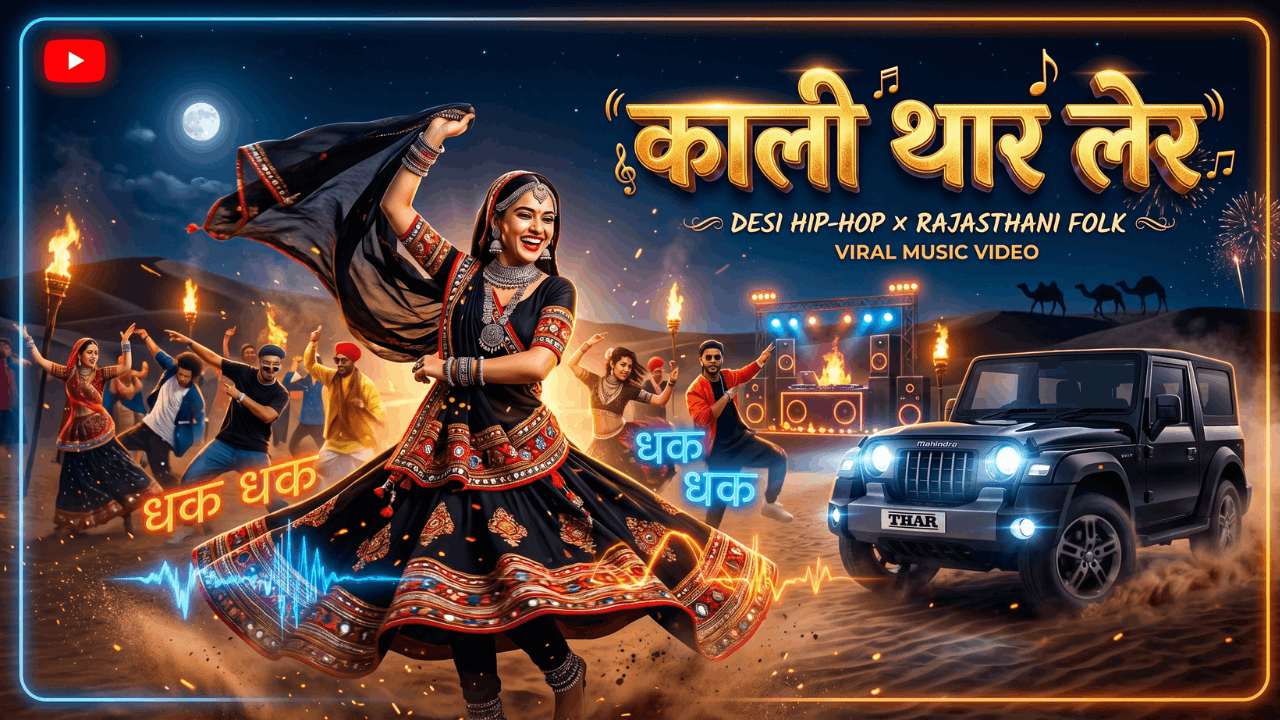 Kali Thar Lehar hip hop song cover by Lakhan Panchal featuring modern Rajasthani music vibes