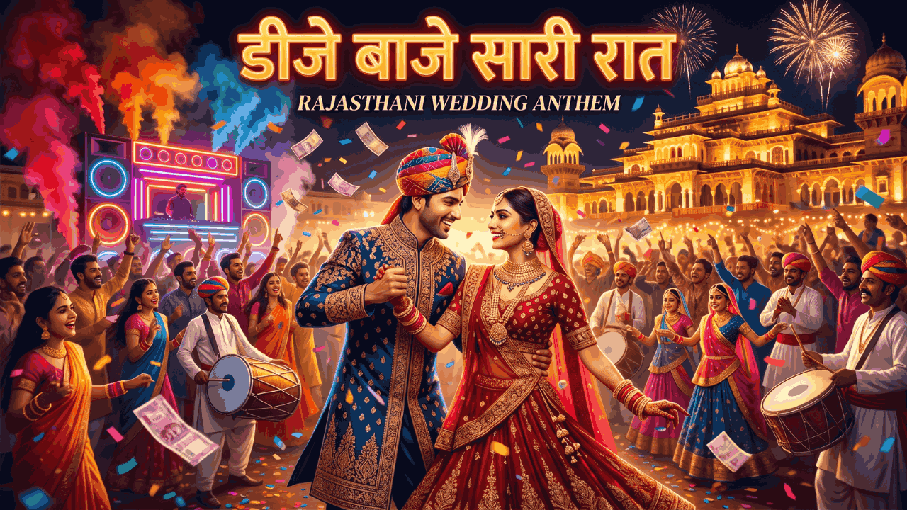 DJ Baje Sari Raat Song 2026 Rajasthani DJ Wedding Party Song