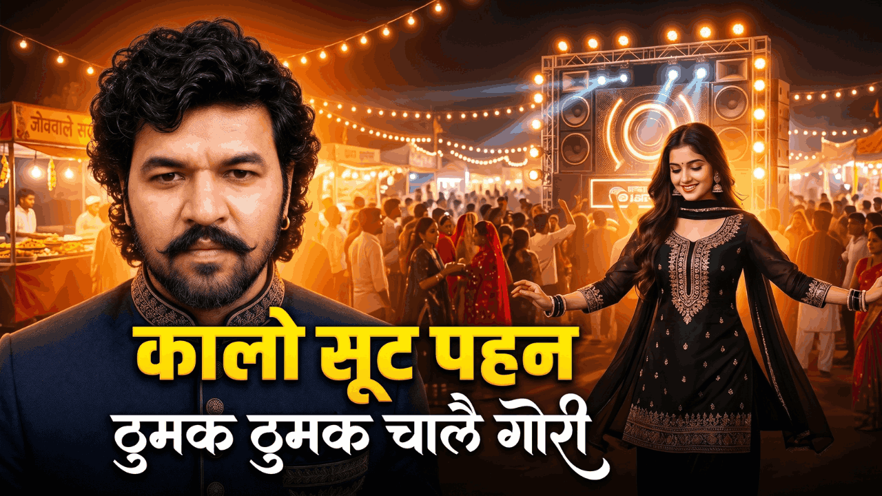 Kalo Suit Pahan Thumak Thumak Chaalai Gori Rajasthani DJ Song 2026