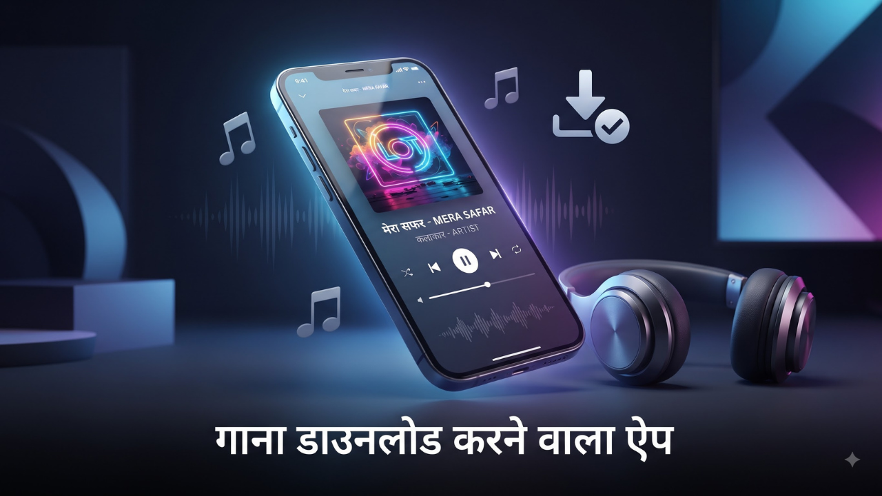 गाना डाउनलोड करने वाले ऐप से मोबाइल में गाने Offline सुनते हुए