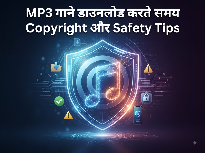 MP3 गाने डाउनलोड करते समय Copyright और Safety Tips